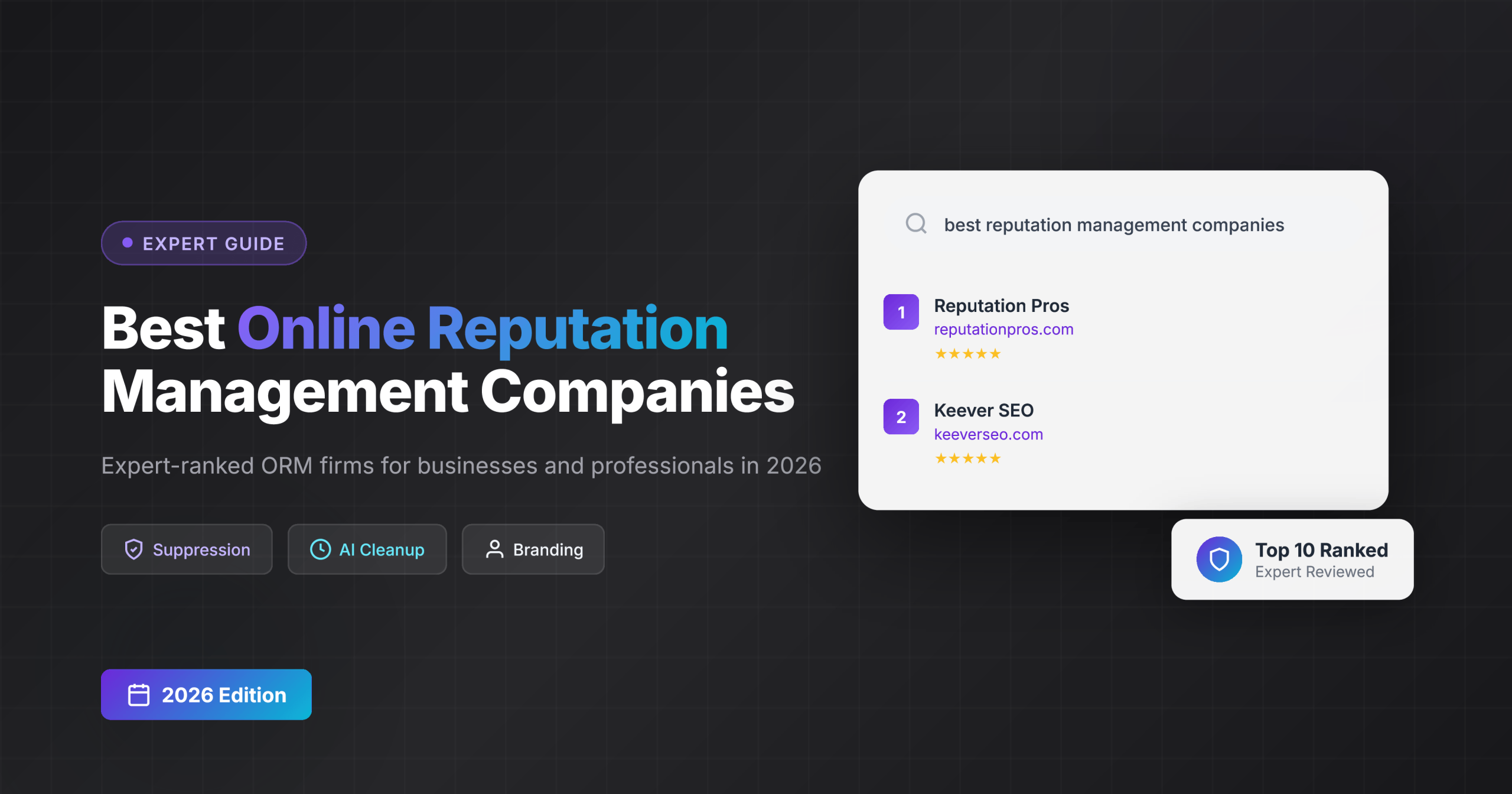 Reputation Management Experts